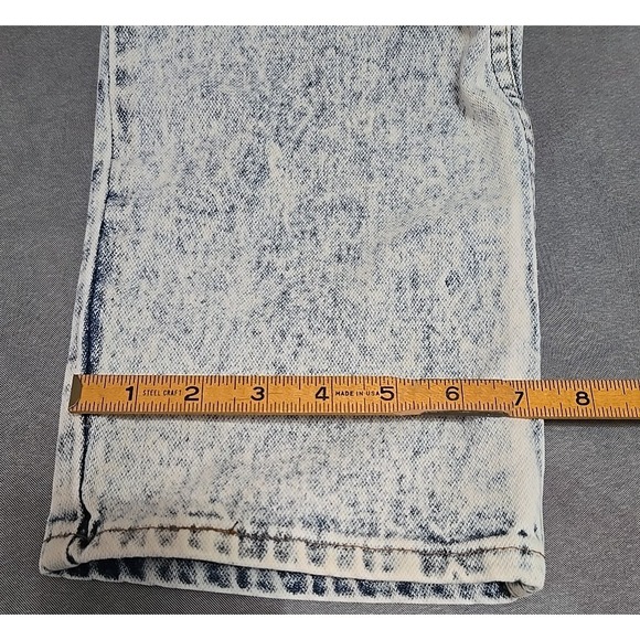 Vintage 80s 90s Wrangler Jeans Women's Size 16 Tapered Acid Wash Western  Denim - Picture 15 of 16